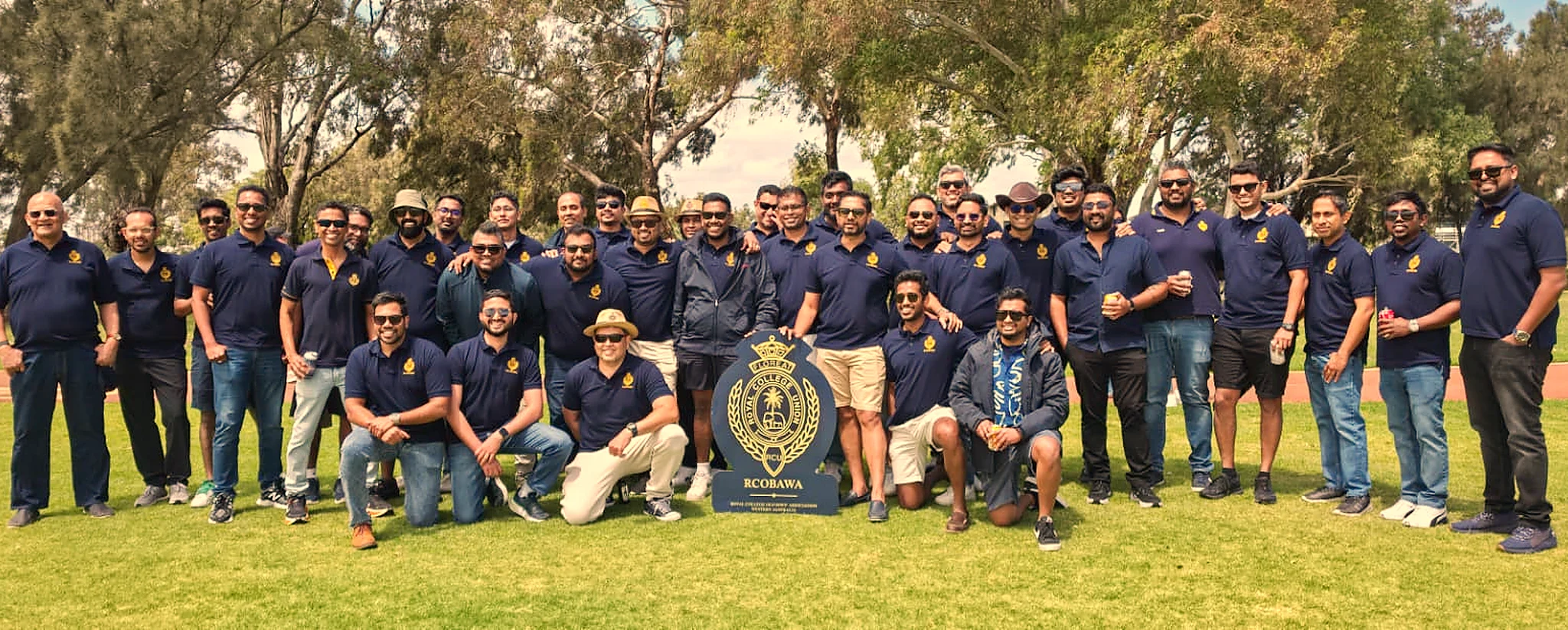 RCOBAWA members group photo in 2026 on the South Perth foreshore